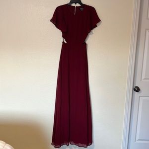 Floor length dress